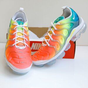 Nike Air VaporMax Plus Men's Shoes 924453 103 White/Neptune Green REG: $210 RARE